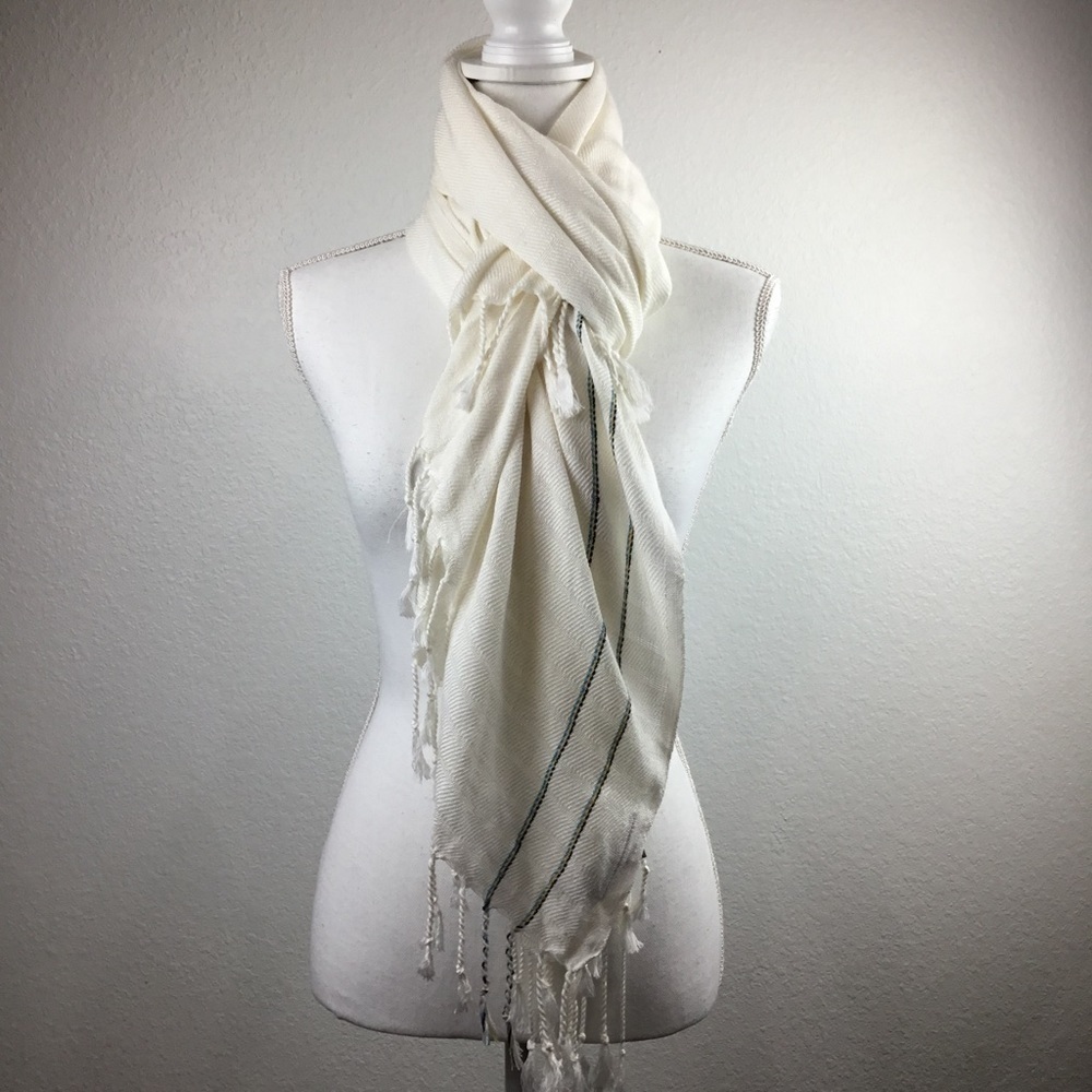 𝅺LEGEND of Turkblasian Handloom 100% Cotton Scarf With Tassels